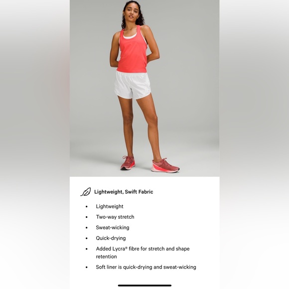 NWT Lululemon Track That Shorts Size 4 - Picture 11 of 12